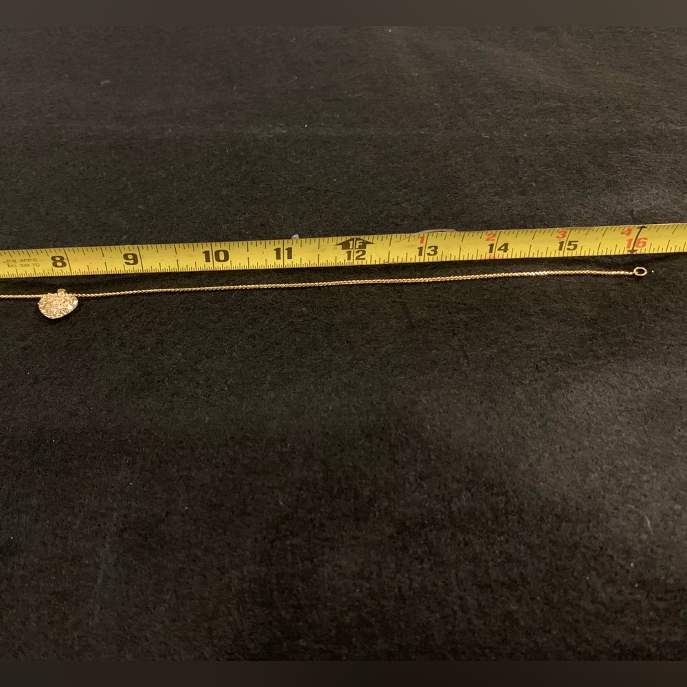 Swarovski Crystal Goldtone HEART Pendant 16 in Necklace - Picture 7 of 14